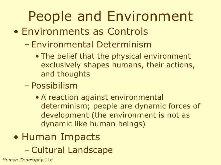 environmental possibilism definition